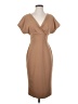 Alexia Admor Solid Tan Cocktail Dress Size S - photo 1