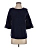 J. McLaughlin Blue 3/4 Sleeve Top Size XS - photo 1