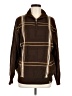 Stacy Adams 100% Acrylic Plaid Brown Pullover Sweater Size M - photo 1