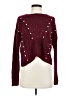Bongo 100% Acrylic Polka Dots Burgundy Pullover Sweater Size S - photo 1