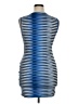 Shein Graphic Blue Cocktail Dress Size XL - photo 2