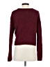 Bongo 100% Acrylic Polka Dots Burgundy Pullover Sweater Size S - photo 2