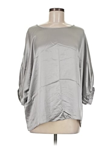 voile 3/4 Sleeve Top (view 1)