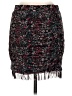 Free People Tweed Black Casual Skirt Size M - photo 2