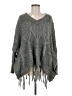 Love Token Gray Poncho Size M - photo 1