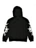 Unbranded 100% Polyester Stars Black Zip Up Hoodie Size 10 - photo 2