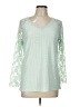 Unbranded Green Long Sleeve Blouse Size L - photo 1