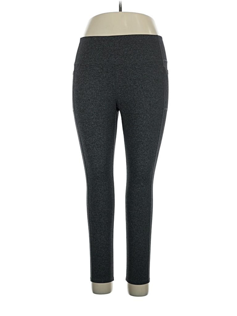 Pre-owned Skechers Active Pants In Gray