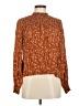 Eyeshadow 100% Rayon Brown Long Sleeve Blouse Size M - photo 1
