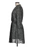Lush 100% Polyester Print Gray Casual Dress Size L - photo 5