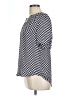 Joie 100% Silk Blue Short Sleeve Silk Top Size L - photo 5