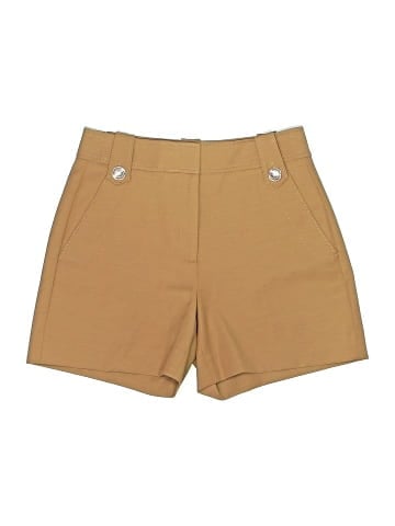 White House Black Market Khaki Shorts (view 1)