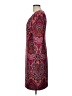 Assorted Brands Paisley Burgundy Cocktail Dress Size 10 - photo 5