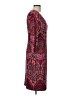 Assorted Brands Paisley Burgundy Cocktail Dress Size 10 - photo 4