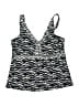 Unbranded Animal Print Black Swimsuit Top Size 8 - photo 1