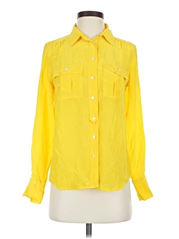 J.Crew Long Sleeve Silk Top (view 1)