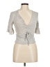 Socialite Gray Short Sleeve Top Size M - photo 1