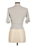 Socialite Gray Short Sleeve Top Size M - photo 2