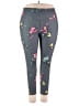 Ideology Floral Gray Active Pants Size XXL - photo 1