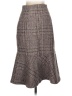 NAIN Tweed Brown Formal Skirt Size S - photo 2