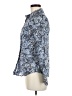 Tory Burch Paisley Blue Long Sleeve Button-Down Shirt Size 6 - photo 5