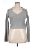 Cloud Chaser Metallic Silver Pullover Sweater Size XL - photo 1