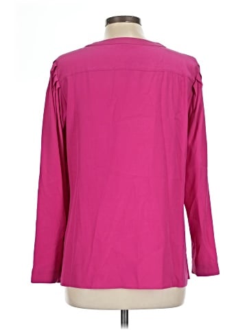Nanette Lepore Long Sleeve Silk Top (view 2)