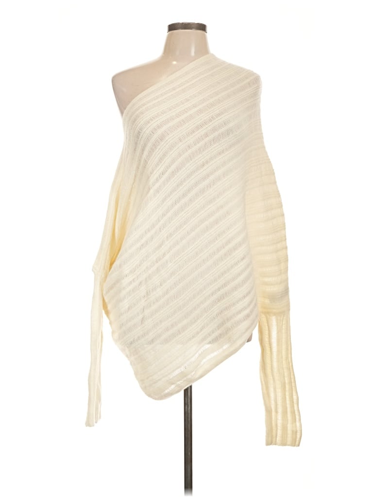 Pre-owned Shein Poncho In Ivory