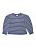 Hanna Andersson 100% Recycled Polyester Stripes Blue Pullover Sweater Size 8 - photo 1