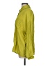 Unbranded Solid Green Long Sleeve Blouse Size L - photo 5