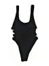Gymshark Solid Black One Piece Swimsuit Size M (estimated) - photo 1