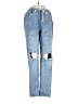 Unbranded 100% Cotton Hearts Blue Jeans Size S - photo 1