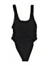 Gymshark Solid Black One Piece Swimsuit Size M (estimated) - photo 2