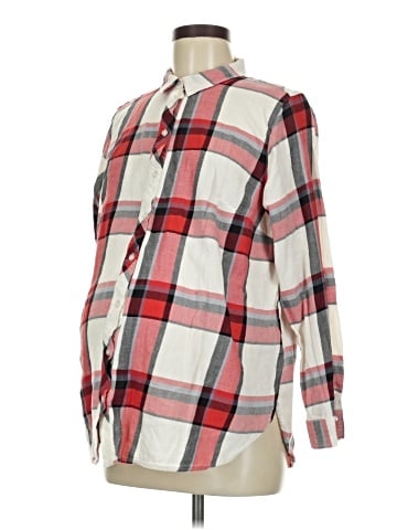 H&M Mama Long Sleeve Button-Down Shirt (view 1)