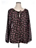 Torrid 100% Polyester Black Long Sleeve Blouse Size 1X Plus (1) - photo 1