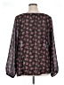 Torrid 100% Polyester Black Long Sleeve Blouse Size 1X Plus (1) - photo 2