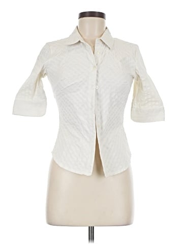 Bebe 3/4 Sleeve Button-Down Shirt (view 1)