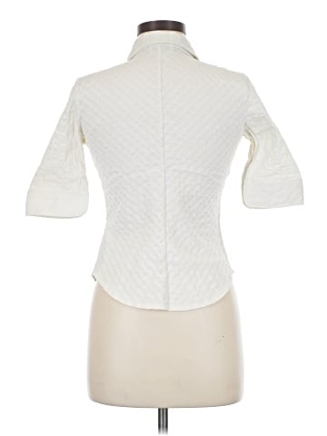 Bebe 3/4 Sleeve Button-Down Shirt (view 2)