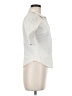 Bebe Ivory 3/4 Sleeve Button-Down Shirt Size M - photo 4