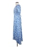 POPSUGAR 100% Polyester Blue Casual Dress Size S - photo 5
