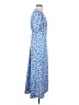 POPSUGAR 100% Polyester Blue Casual Dress Size S - photo 4