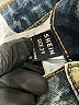 Shein Graphic Green Denim Shorts Size 29 waist - photo 3