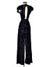 Lulus Polka Dots Black Jumpsuit Size S - photo 2