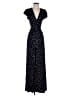 Lulus Polka Dots Black Jumpsuit Size S - photo 1