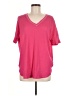 White Birch Pink Short Sleeve Top Size M - photo 1