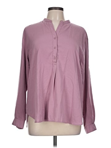 Uniqlo Long Sleeve Blouse (view 1)