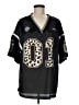 Shein 100% Polyester Black 3/4 Sleeve T-Shirt Size 8 - 10 - photo 1
