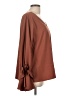 Lyaner Brown Long Sleeve Blouse Size L - photo 4