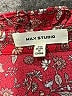 Max Studio Paisley Burgundy Casual Dress Size XS - photo 7
