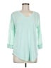Xieerduo Teal 3/4 Sleeve Top Size M - photo 1